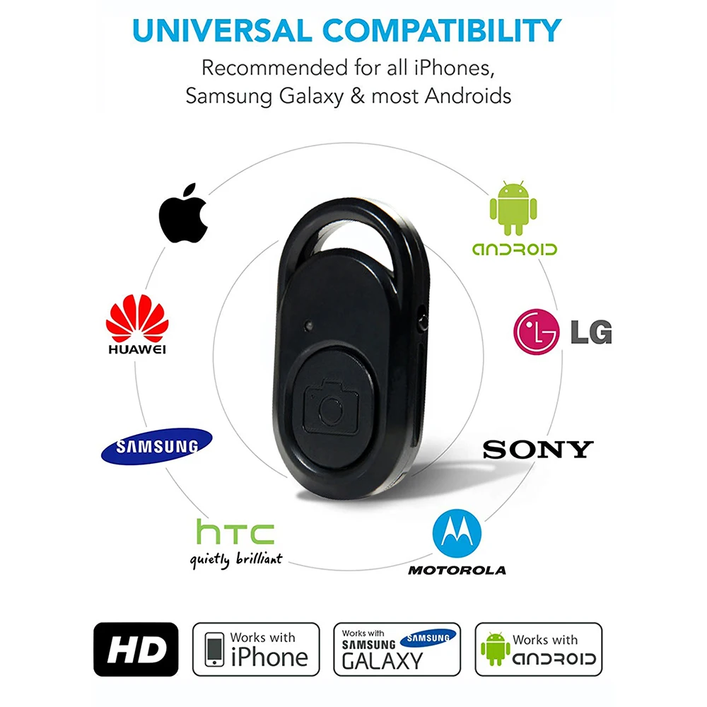 Wireless Remote Shutter Release Phone Tripod Stand Bluetooth-compatible Selfie Stick Remote Control Shutter Camera Controller